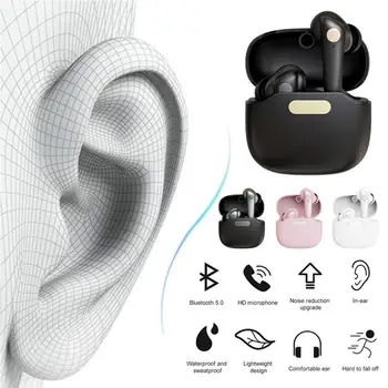 

T15 Bluetooth 5.0 Noise Reduction Bluetooth Headset Smart Voice For Apple Airplads Pro HD Stereo Wireless Headphones Dropship