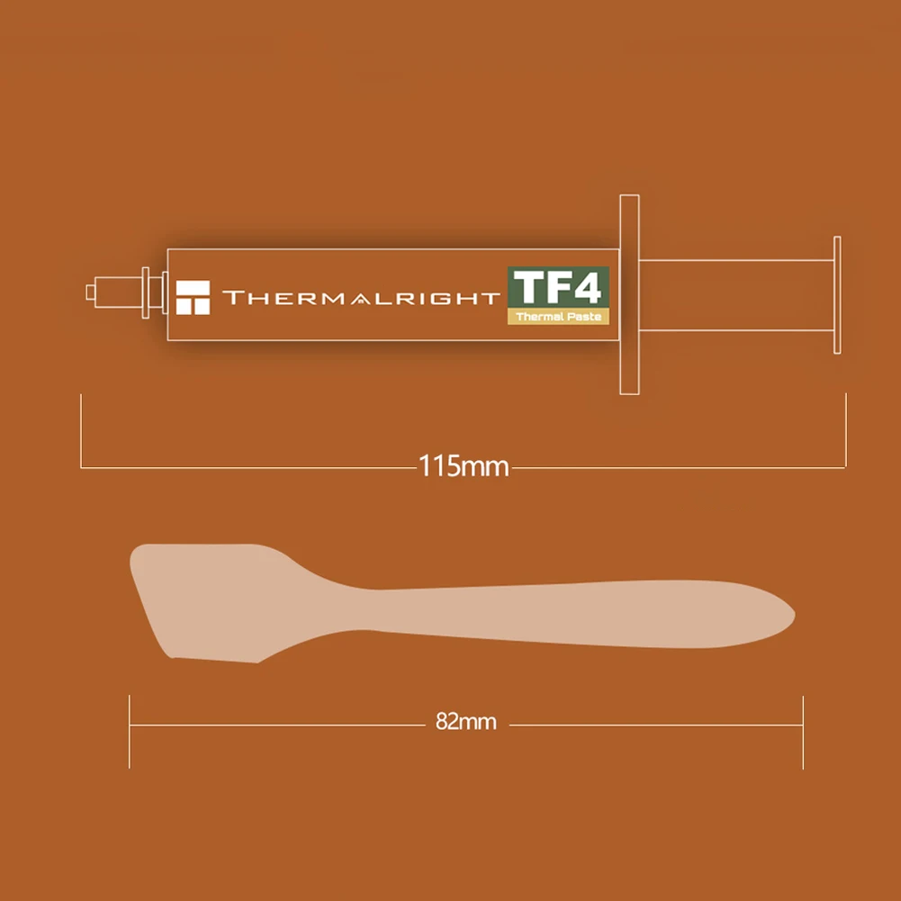 TF4 теплоотвод шприц термопаста высокая производительность процессор с инструментом смазки ноутбука на основе углерода PC 1 1,5 грамм все охладители