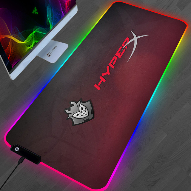 HyperX Mouse Pad Deskpad PC Gamer Accessories Gaming Mouse Mats Mausepad Varmilo Rug Mice Keyboard Computer Office Mousepad