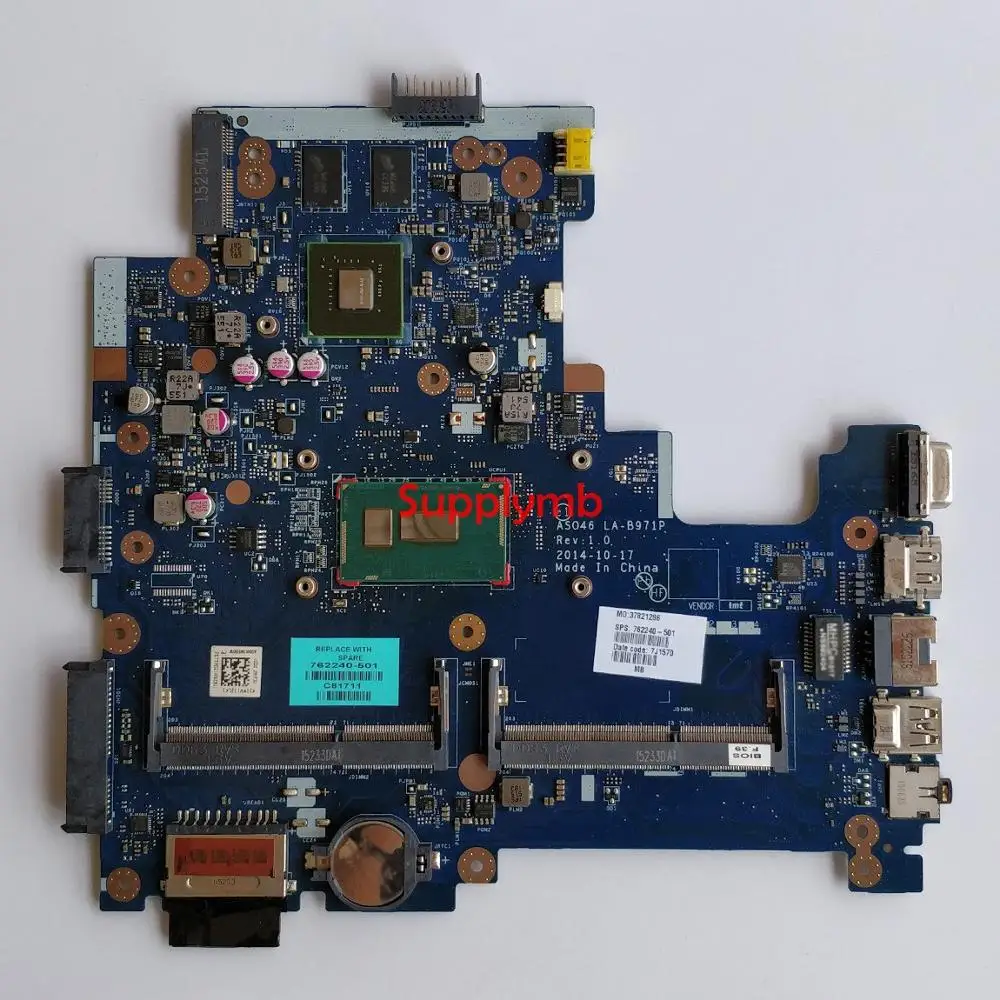 

762240-001 762240-601 820M/2GB GPU i5-5200U CPU for HP 14-R Series 240 G3 NoteBook PC Laptop Motherboard 762240-501 Tested