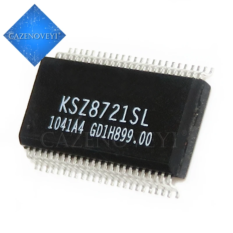 

5 шт./лот KSZ8721BTR KSZ8721SL KSZ8721B KS8721B KS8721 SSOP-48 в наличии