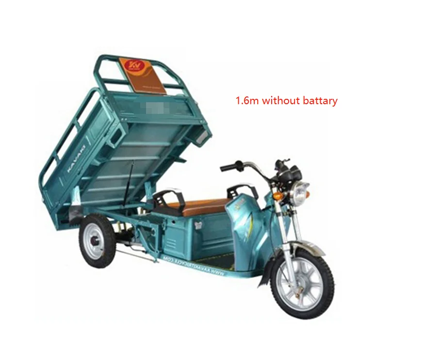 Акция продаж взрослый Электрический трехколесный мотоцикл для перевозки груза трехколесный велосипед для взрослых/мобильный скутер самосвал - Цвет: 1.6m factory price