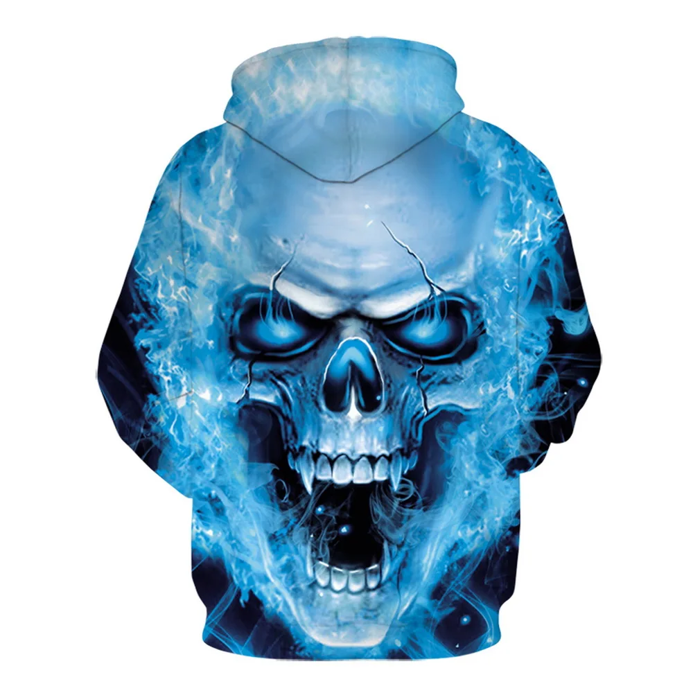 Мужская 3D модная повседневная креативная забавная куртка для подростков синий