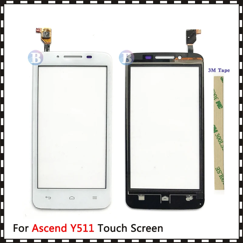 Высокое качество 4 5 дюйма для Huawei Ascend Y511 сенсорный экран дигитайзер Датчик