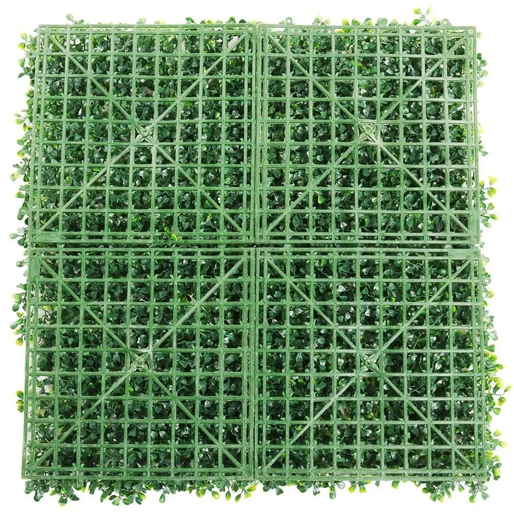 20x20 дюймов искусственные самшит растения стеновые панели хедж зелени садовые украшения для дома зеленый