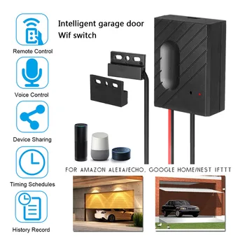 

WiFi Smart Switch Garage for Amazon Alexa Google Control de voz en casa IFTTT controlador de puerta abridor de puerta