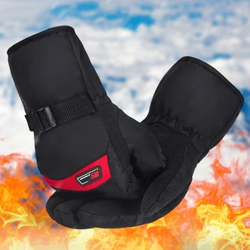 

Ski Gloves Winter Unisex Thickening Fleece Warm And Comfortable Windproof Waterproof Cold Riding Running Snow Full Finger Gloves