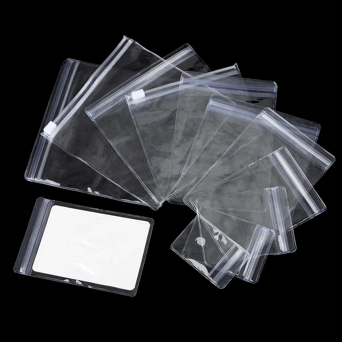 Dropship Zip Bags 5 X 8; Pack Of 100 Clear Plastic Jewelry Bags