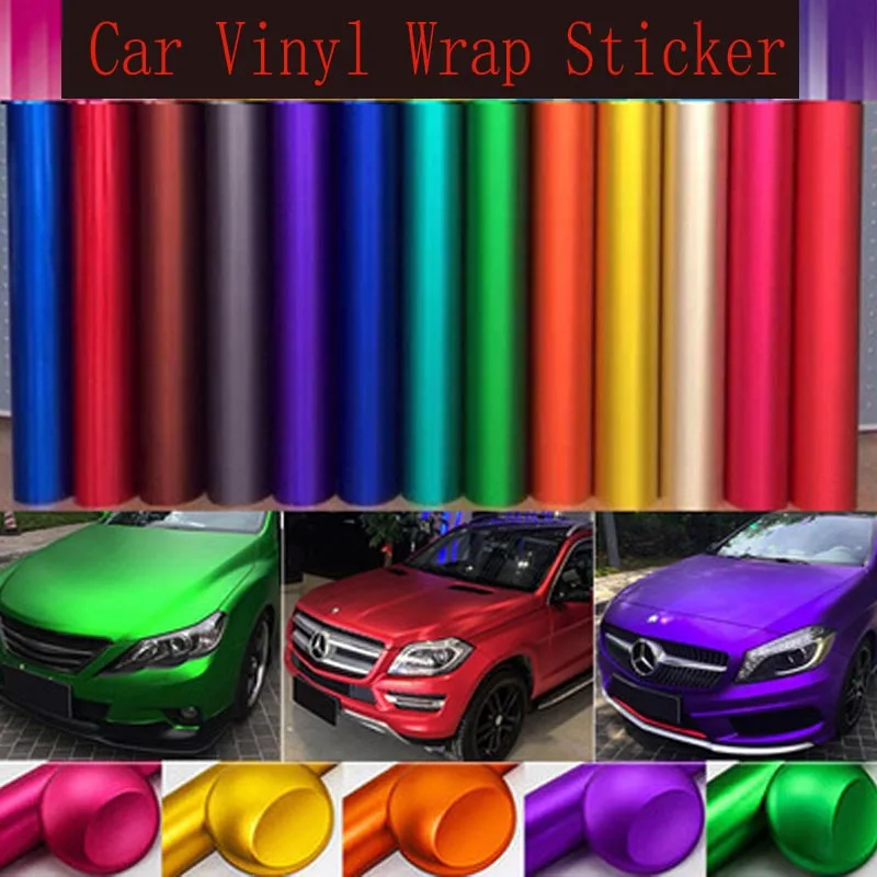 

11 color Car Vinyl Wrap Sticker Internal and External Protection Bubble Free Covering Film motorcycle Car Sticker