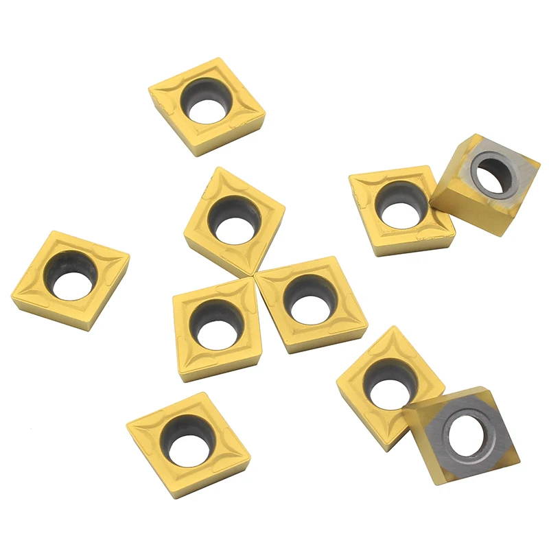 

100PCS CCMT09T304 VP15TF UE6020 US735 Carbide inserts Internal Turning Tools Cutting Tool CNC Lathe cutter