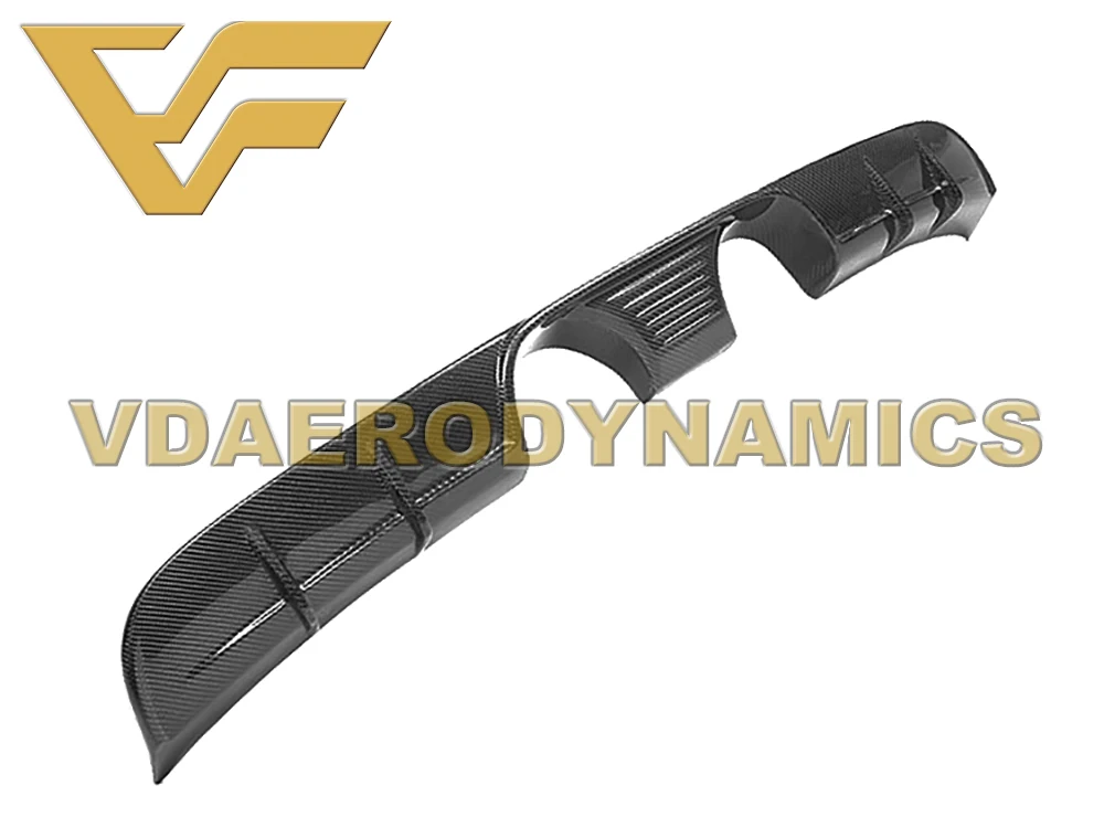 Подходит для 15-19 991 991,2 Porsche 911 Carrera S 4S VAD-V комплект из углеродного волокна для всего тела передняя губа задняя губа диффузор боковые юбки - Цвет: Rear Lip B