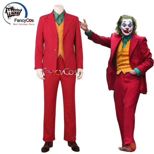 compresión Personal Con otras bandas Disfraz de Joker de película para hombre, conjunto completo de Joaquin y  Phoenix, para Halloween y Carnaval, hecho a medida - AliExpress