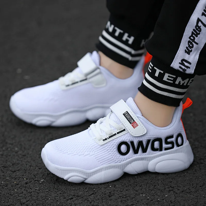 

BOY'S Mesh Athletic Shoes 2019 New Style White Shoes Spring And Autumn Big Boy CHILDREN'S Shoes Mesh Shoes Comfortable Autumn
