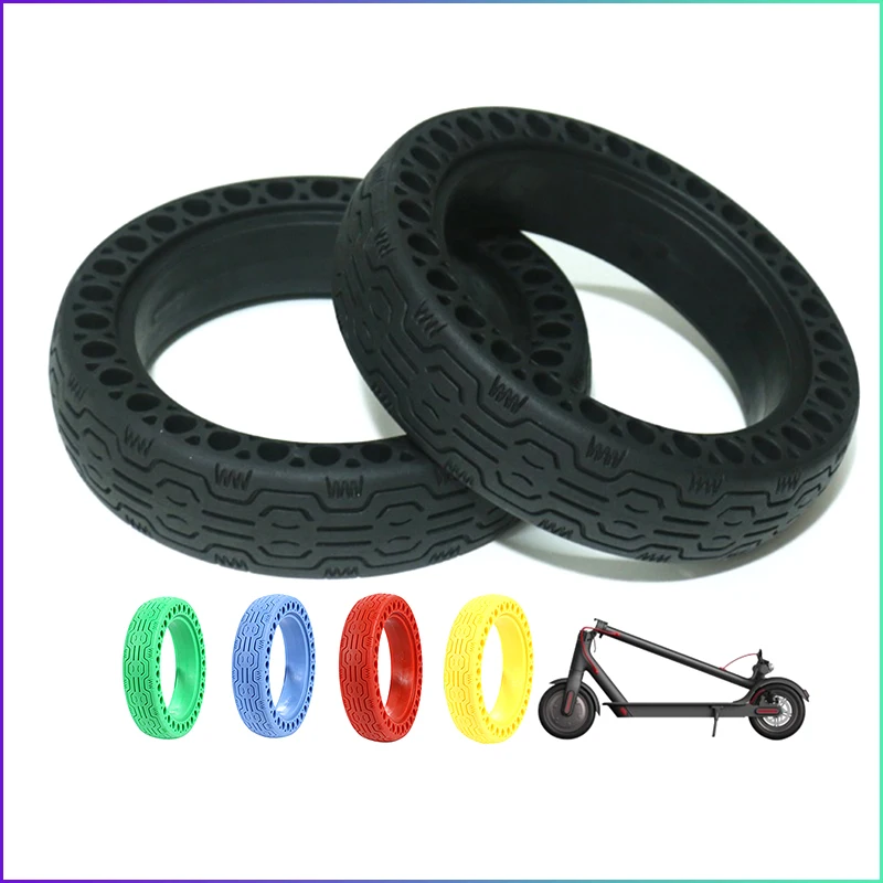 8.5 inch tyre Electric Scooter Shock Absorber Damping red Tyre Durable Rubber Solid Tire For Xiaomi Mijia M365 pro |