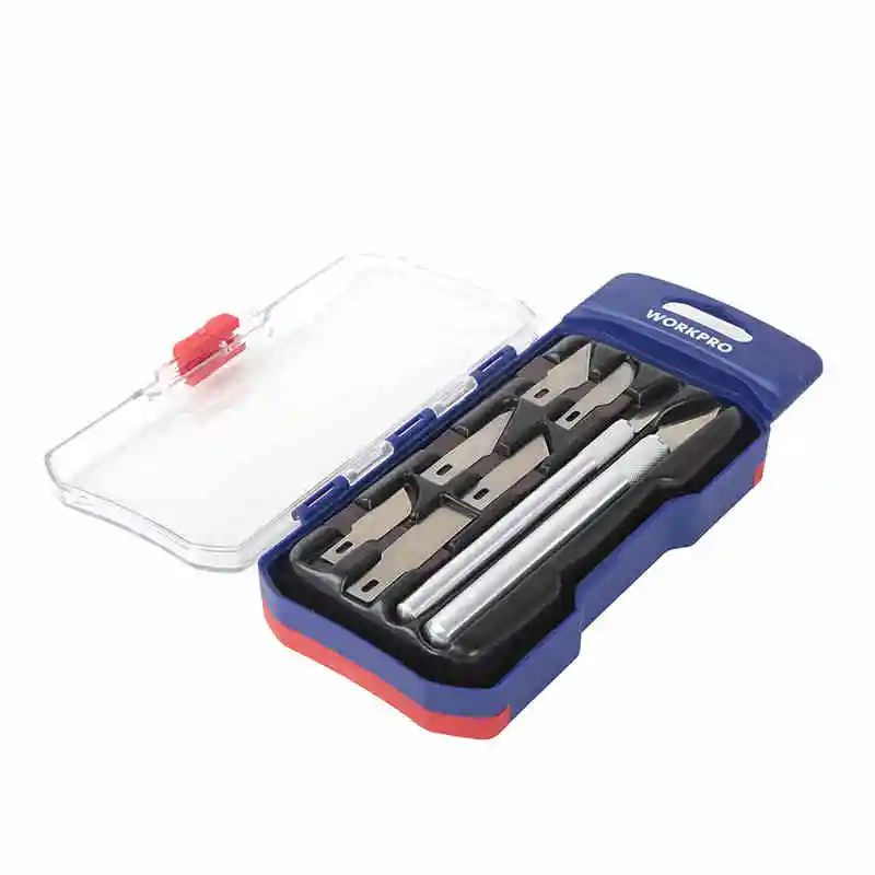 

WORKPRO W018020 8PC Hobby Knife Set Work Small Flexible Carving Knife Pen Carving Tool