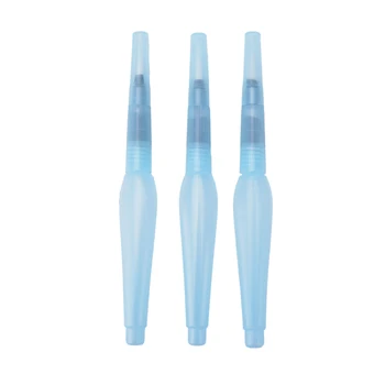 

3Pcs Different Sizes Large Capacity Barrel Water Paint Brush Set For School Self Moistening Water Storage Pen Art Supplies