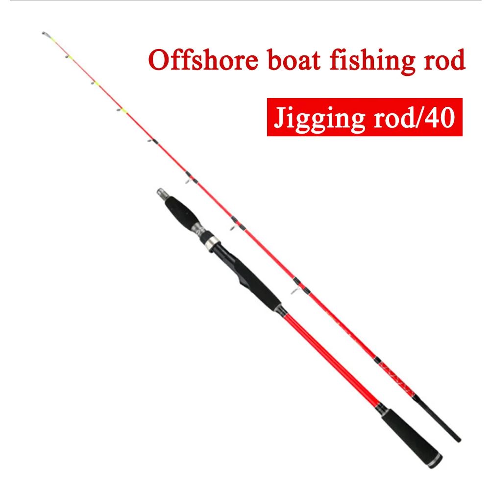 2022 Slow Jigging Fishing Rod 1.5M 1.68M 1.8M Spinning/Casting Boat Ocean Jig  Rods Solid Tip Carbon Fiber Sea Raft Rod Pole