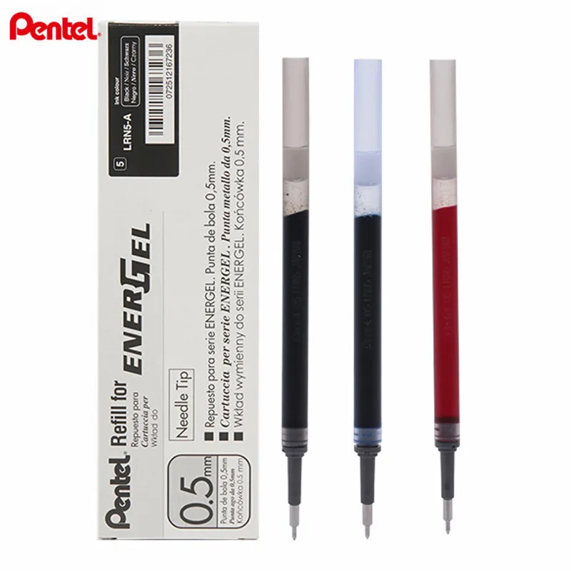 12 шт./кор. Pentel Energel X игла для заправки наконечник LRN5 гелевая ручка Ручка роллер