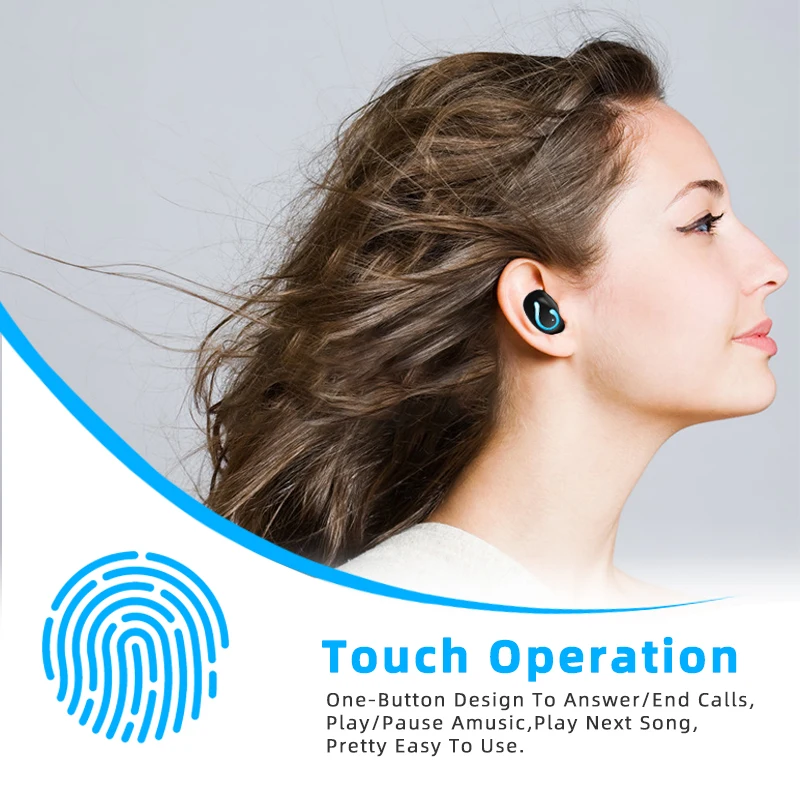 Q67 TWS беспроводные наушники Bluetooth 5,0 стерео мини наушники с двойным микрофоном спортивные водонепроницаемые наушники для iphone Xiaomi huawei