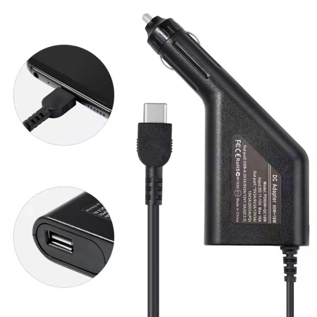 20V 2.25A 3.25A 45W 65W USB Type C USB C DC Car Charger Power Adapter for  Lenovo Asus Laptops 5V 2A USB Phone Car Charger - AliExpress