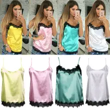 Женские летние сексуальные кружевные топы без рукавов для сна, повседневные стильные женские домашние пижамы, женские сексуальные кружевные топы, пижамы