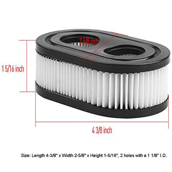 6Pack 593260 798452 Air Filter For Briggs & Stratton 550E To 725Exi Series Engines,Lawn Mower Air Filter 2Pack 593260 798452 Air