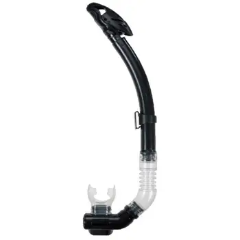 

Black Silicone Totally Dry Snorkel Set Scuba Swimming Diving Snorkeling