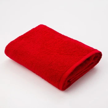 

Terry towel "Save and I", size 70x130 cm, burgundy color