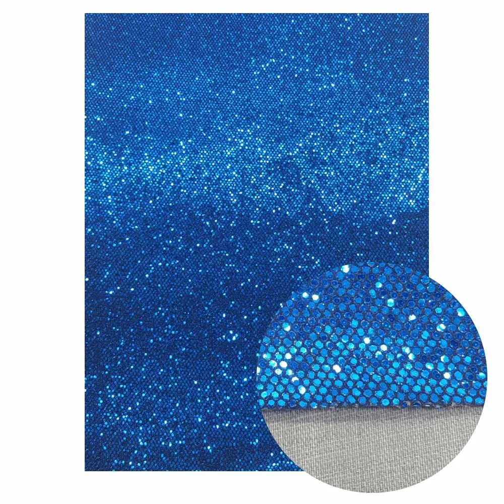 blue Блестящая синтетическая кожа 22*30 см, цветные тканевые листы ручной работы, материалы для обуви, аксессуары для волос, синтетическая кожа - Цвет: blue
