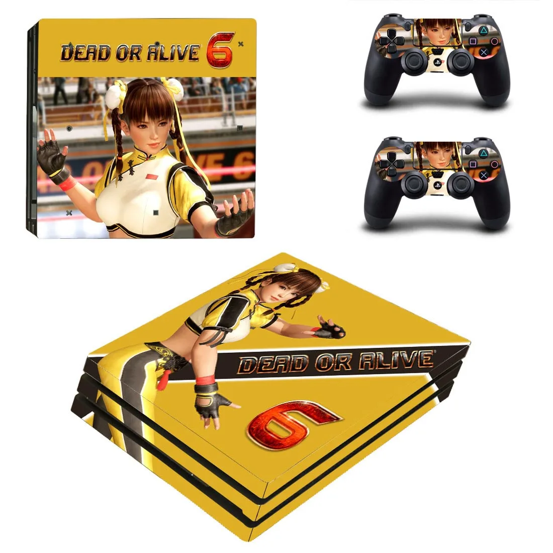 Dead or Alive 6 PS4 Pro стикер s PS 4 Play станция 4 Pro Кожа Стикеры для playstation 4 Pro консоль и контроллер