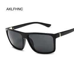 Черные модные солнцезащитные очки Мужские квадратные солнцезащитные очки Брендовые дизайнерские UV400 Защитные Оттенки Oculos De Sol Hombre очки