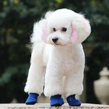 

Warm Pet Dog Shoes Anti Slip Waterproof Boots Socks Small Dogs Winter Candy Colors Snow Booties for Chihuahua Puppy