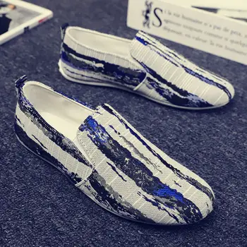 

Loafers Men 2020 Summer Casual Breathable Men Shoes Brand light Driving Shoes Men Male Wedding Shoes Mens Flat Canvas Shoes New