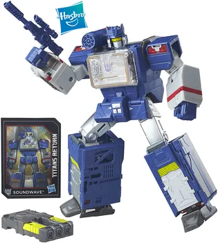 

Hasbro Genuine Transformers Generations Titans Return 25cm Soundwave Titan Master Soundblaster Collectible Toy Model Figure