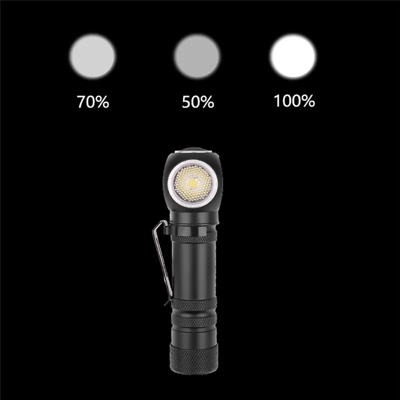 Rechargeable XHP50 Work Light Torch Flashlight With Magnet Can Be Used As Headlamp IP65 Led Flashlight 11x3x3CM Lanterna 40NOV2607