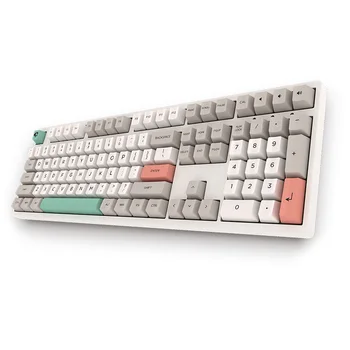 

HOT AKKO 3108 V2-9009 Wired Mechanical Keyboard Retro 108 Key PBT Keycap All Key Anti-Ghosting Cherry Switch for Home Office