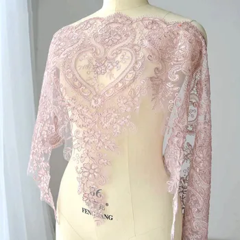 

3Yds/lot 9 color Eyelash Lace Sequined Wedding Veil Jewelry Handmade DIY Materials Curtain Fabric Decorative Accessories RS286