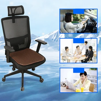 

Automobiles Seat Covers Beads Massage Seat Cushion Breathable Summer Cool Seat Mat For Car Office Mar19