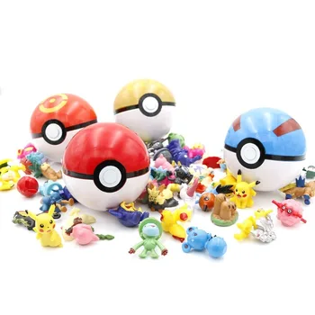 

High quality 7CM Pet Elf Ball with 2.5-3 Pokemones figures Toys Can Dream Bedroom furnishings for children pokemon toys Gift