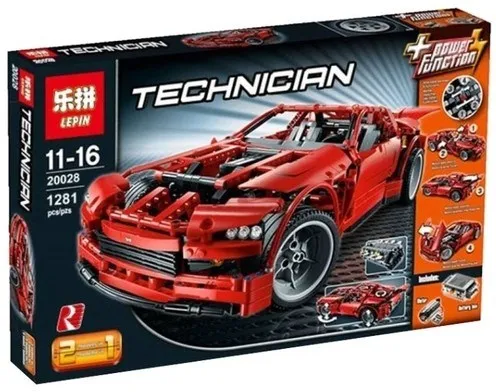Конструктор Lepinblocks 20028 Суперавтомобиль- Technic Совместим с Лего 8070 LN-20028