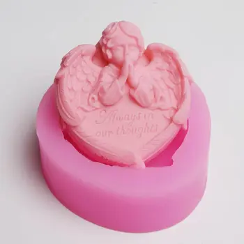 

Angel Wings Love Heart Prayer Silicone Resin Mold Epoxy Resin DIY Jewelry Tools