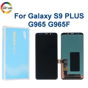 

ORIGINAL AMOLED S9 PLUS LCD display for Samsung Galaxy S9+ G965 G965F LCD display Touch Screen Digitizer with Frame + Dead pixel