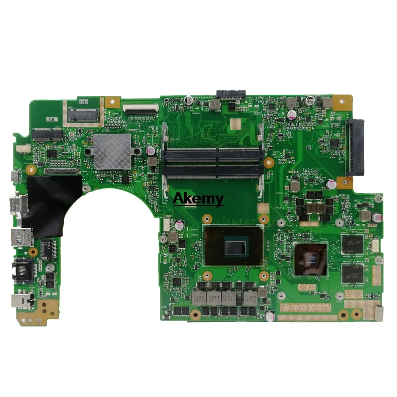 For ASUS X580VN X580VD X580V Mainboard laptop Motherboard W/ I5-7300HQ CPU GTX1050 GPU