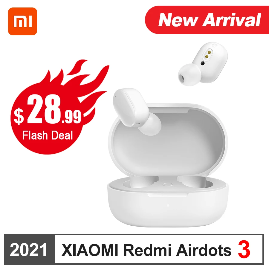 Наушники Беспроводные Xiaomi Redmi AirDots 3 Mi True Адаптивная гарнитура Apt-X с