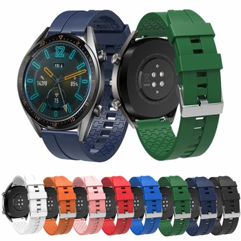 

Silicone Replacement Band Watch Strap For Huawei watch GT 2E GT2 46mm 42mm Honor Magic Watch 2 46mm Smart Wristbands