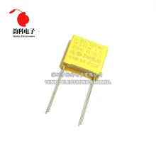 10 шт. X2 защитного конденсатора(15 мм 275VAC 275V 0,022 мкФ 0,047 мкФ 0,1 мкФ 0,15 мкФ 0,22 мкФ 0,33 мкФ 0,47 мкФ 0,68 мкФ 1 мкФ полипропиленовая пленка