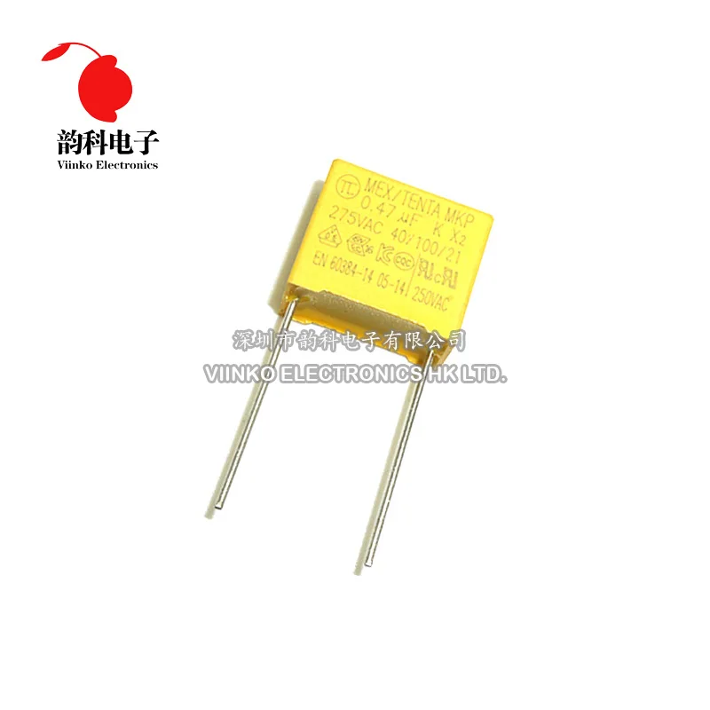 10 шт. безопасный конденсатор X2 15 мм 275VAC 275V 0 022 мкФ 047 1 22 UF 33 47 68 полипропиленовая