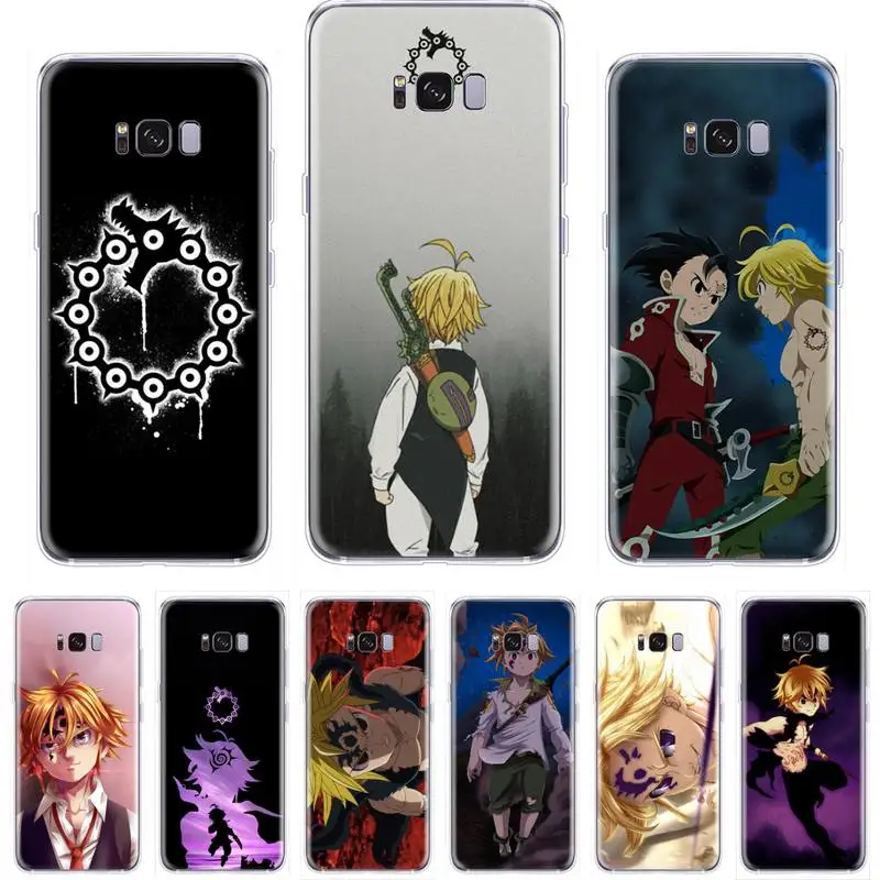 Японский аниме nanatsu no taizai DIY Роскошный чехол для телефона Samsung Galaxy S5 S6 S7 S8 S9 S10 S10e S20