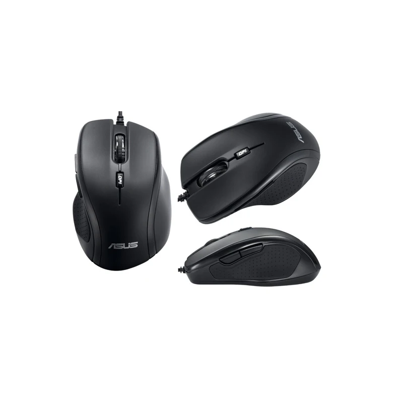 Мышь ASUS UX300 PRO black 90XB04B0-BMU000 оптическая, проводная, 1600 dpi, USB, цвет: черный