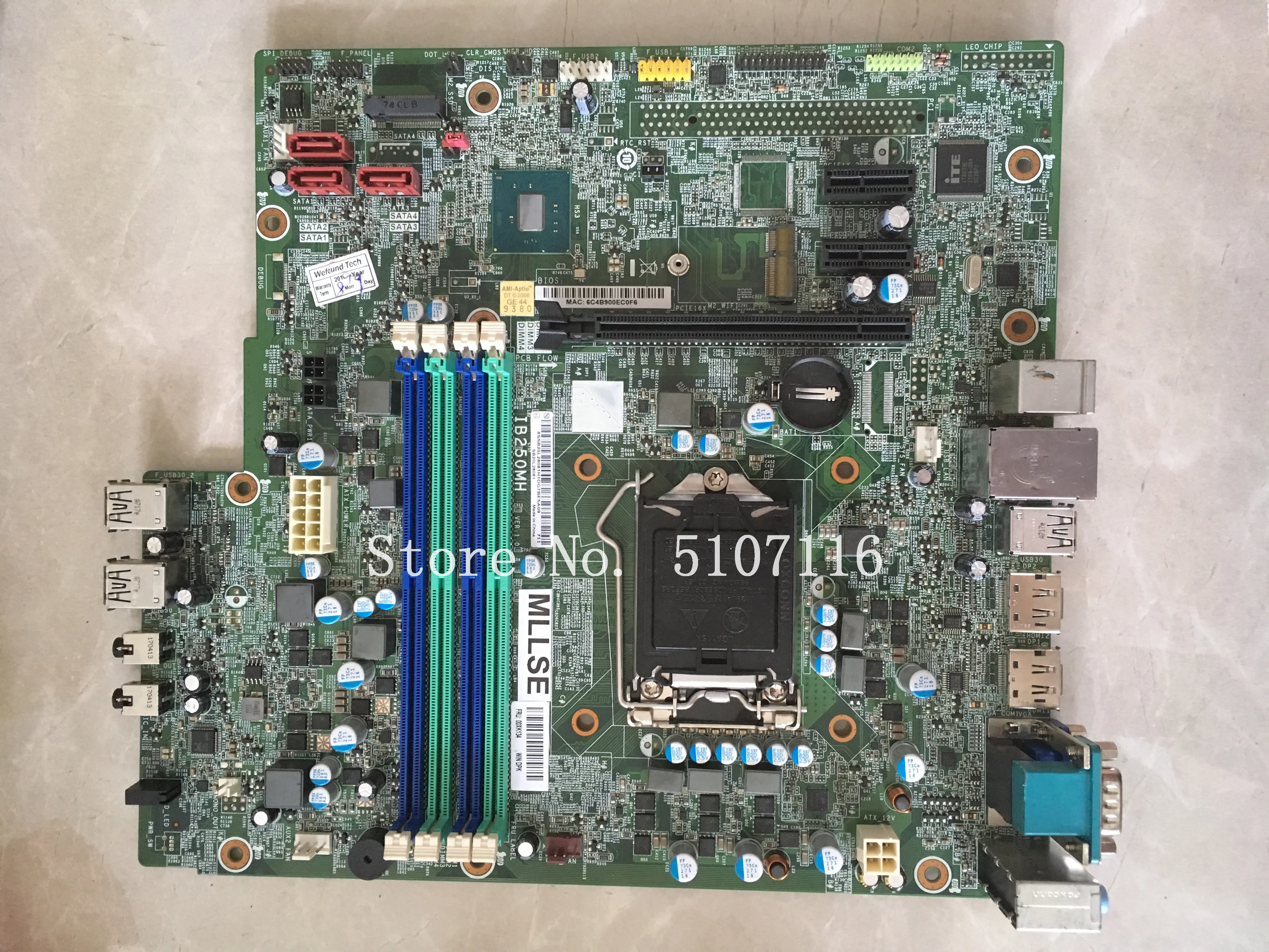 

High quality desktop motherboard for IB250MH will test before shipping
